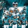 The Philadelphia Eagles Players paint by number