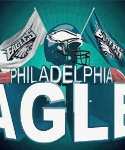 The Philadelphia Eagles Poster paint by numbers