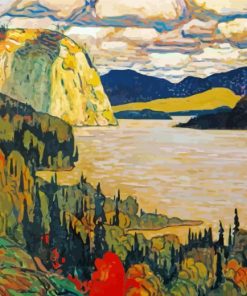 The Solemn Land Group of seven paint by number