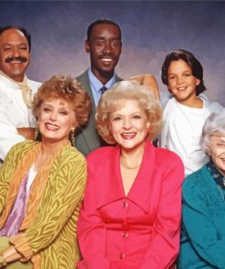 The Golden Girls Cast Paint By Numbers