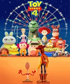 Toy story 4 paint by numbers