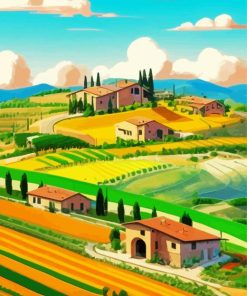 Tuscany Farm paint by numbers