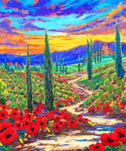 Tuscany Nature paint by numbers