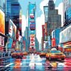 US Times Square paint by number