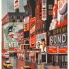 Vintage Times Square paint by numbers