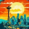 Seattle Washington Paint By Numbers