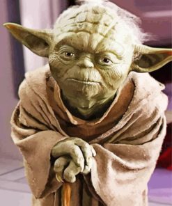 Yoda Jedi Master paint by numbers