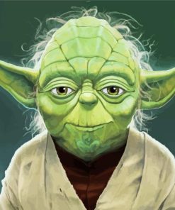 Yoda Portrait paint by numbers