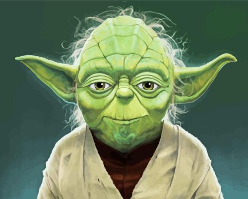 Yoda Portrait paint by numbers