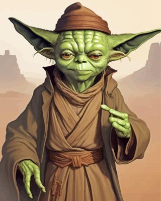 Yoda The Wise paint by numbers