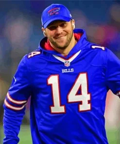 Aesthetic Buffalo Bills Player Paint By Number
