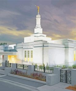 Edmonton Temple Canada Paint By Number