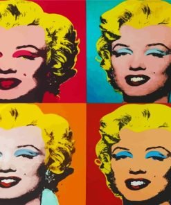 Marilyn Monroe By Andy Warhol Paint By Number