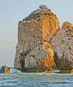 Aphrodites Rock Cyprus Paint By Number