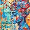 Abstract Be Kind To your Mind Paint By Number