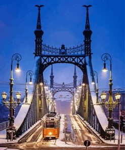 Budapest Liberty Bridge Paint By Number