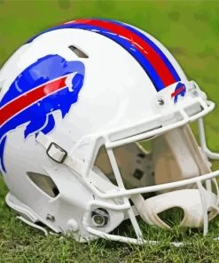 Buffalo Bills Helmet Paint By Number