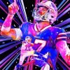 Buffalo Bills Josh Allen Art Paint By Number
