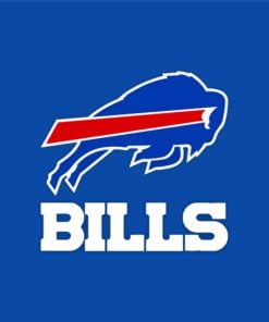 Buffalo Bills Logo Art Paint By Number
