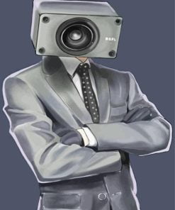 Cameraman Skibidi Toilet Paint By Number