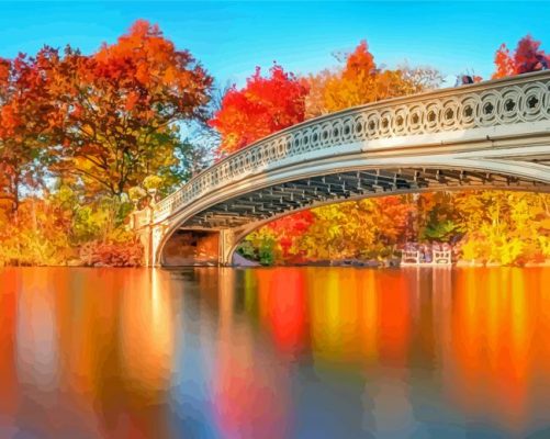 Central Park Autumn Paint By Number