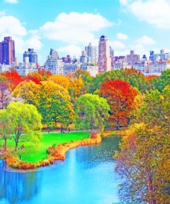 Central Park New York Paint By NumbersCentral Park New York Paint By Number