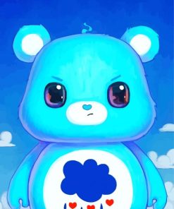 Cute Grumpy Care Bear Paint By Number