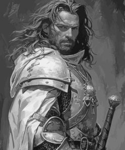 Cool Warrior Man Paint By Number