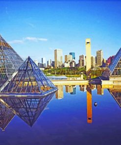 Edmonton Canada Paint By Number