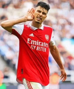 Footballer Gabriel Martinelli Paint By Number