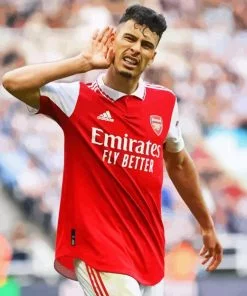 Footballer Gabriel Martinelli Paint By Number