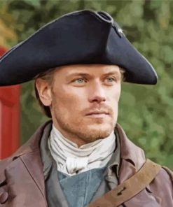 Handsome Jamie Fraser Outlander Paint By Numbers