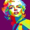 Pop Art Marilyn Monroe Paint by numbers