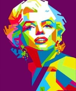 Pop Art Marilyn Monroe Paint by numbers