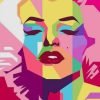 Marilyn Monroe Pop Art Paint by numbers