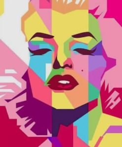 Marilyn Monroe Pop Art Paint by numbers