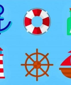 Nautical Essential Elements Paint By Numbers