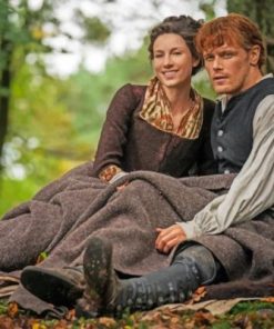 Jamie And Claire Outlander Paint By Numbers