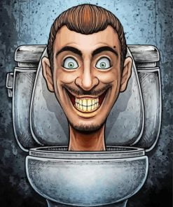 Skibidi Toilet Paint By Numbers