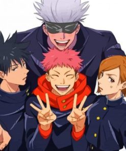 Sukuna Jujutsu Kaisen Anime Paint By Numbers