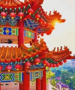 Thean Hou Temple Malaysia Paint by numbers