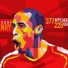 Thierry Henry Arsenal Paint By Number