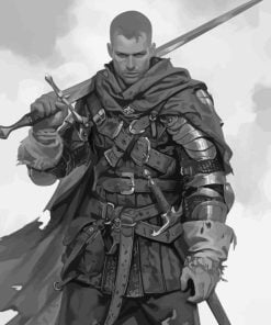 Warrior Man Paint By Number