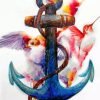 Watercolor Anchor Art Paint By Numbers