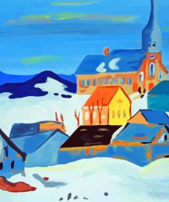 Winter Time Group Of Seven paint By Numbers