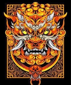 Aesthetic Foo Dog Paint By Number