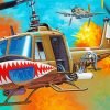Cool Bell UH 1 Iroquois Paint By Number