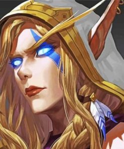Blood Elf World of Warcraft Paint By Numbers