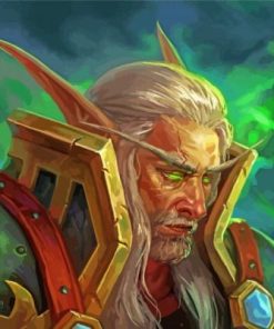 Blood Elf Man World Of Warcraft Paint By Numbers