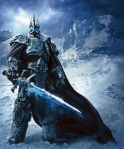 World Of Warcraft Lich King paint by numbers